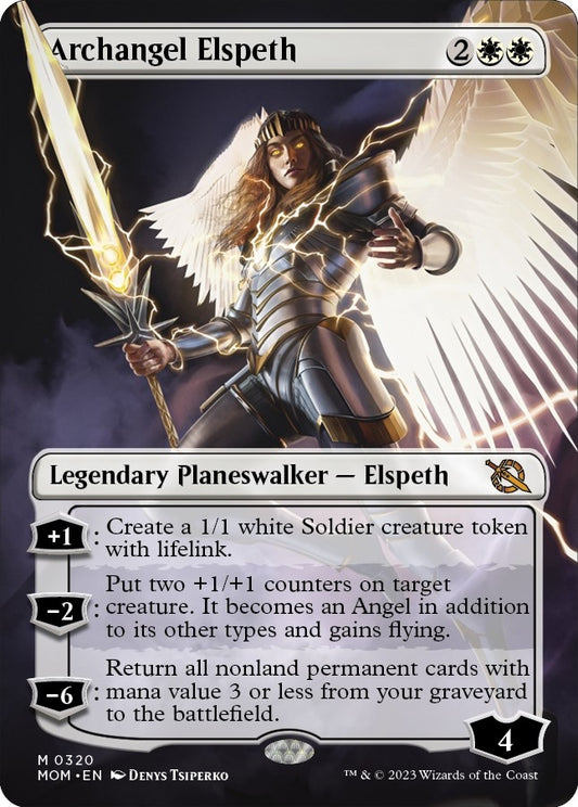 Archangel Elspeth (Borderless) (320) (March of the Machine)