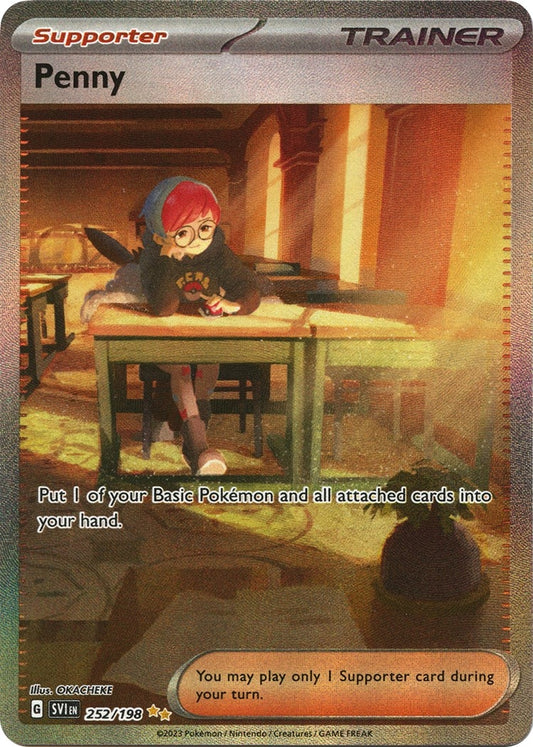 Image for Penny (252/198) (SV01: Scarlet & Violet Base Set) - Pokemon