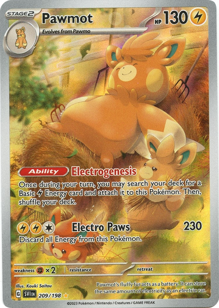 Image for Pawmot (209/198) (SV01: Scarlet & Violet Base Set) - Pokemon