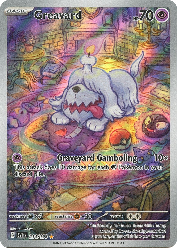 Image for Greavard (214/198) (SV01: Scarlet & Violet Base Set) - Pokemon