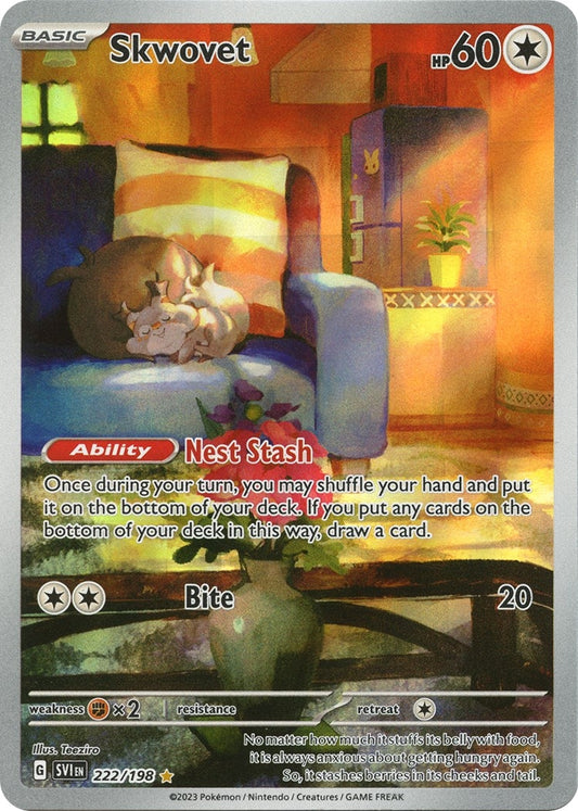 Skwovet (222/198) (SV01: Scarlet & Violet Base Set)