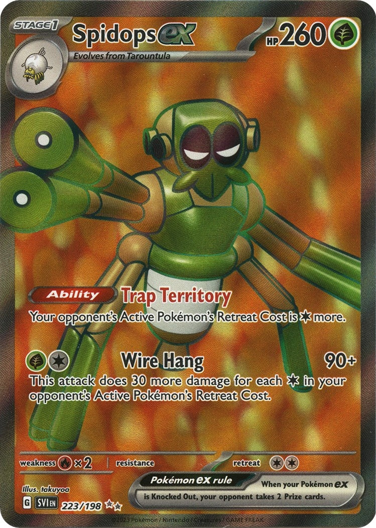 Image for Spidops ex (223/198) (SV01: Scarlet & Violet Base Set) - Pokemon
