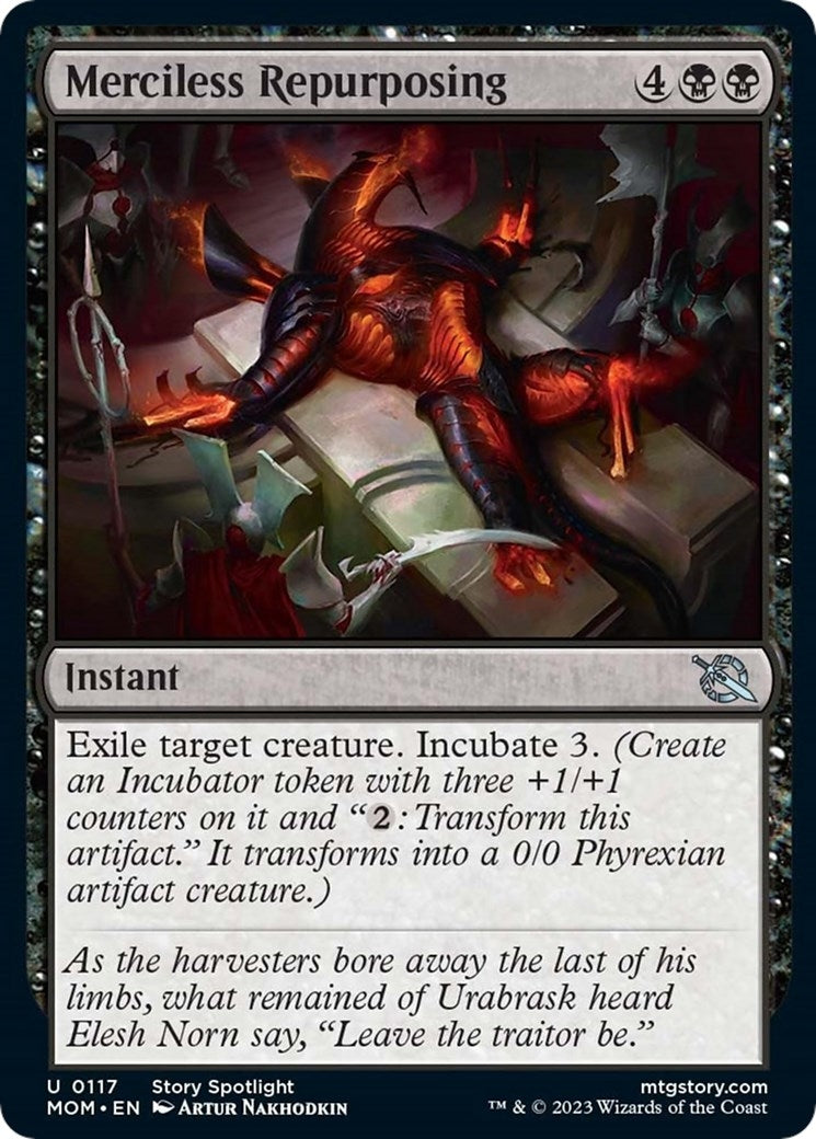 Image for Merciless Repurposing (117) (March of the Machine) - Magic: The Gathering