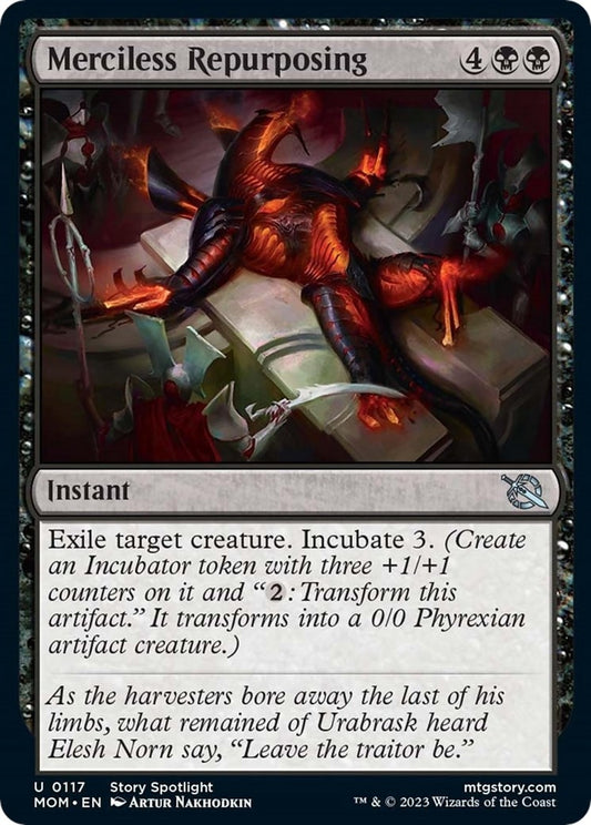 Image for Merciless Repurposing (117) (March of the Machine) - Magic: The Gathering