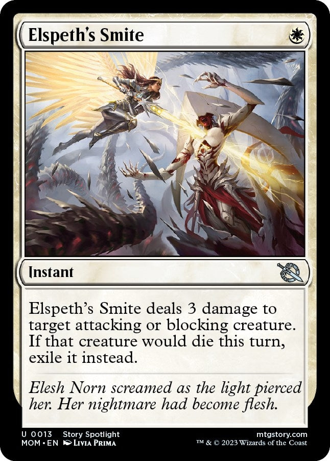 Image for Elspeth's Smite (13) (March of the Machine) - Magic: The Gathering