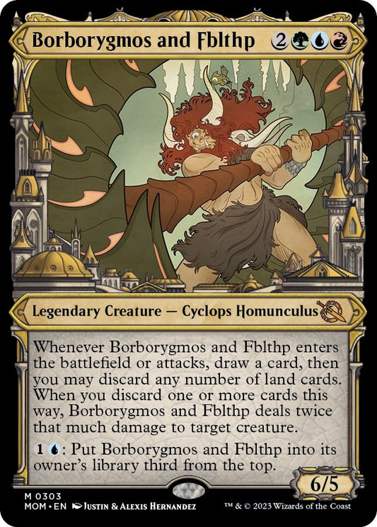 Borborygmos and Fblthp (Showcase) (303) (March of the Machine)
