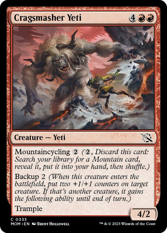 Image for Cragsmasher Yeti (333) (March of the Machine) - Magic: The Gathering