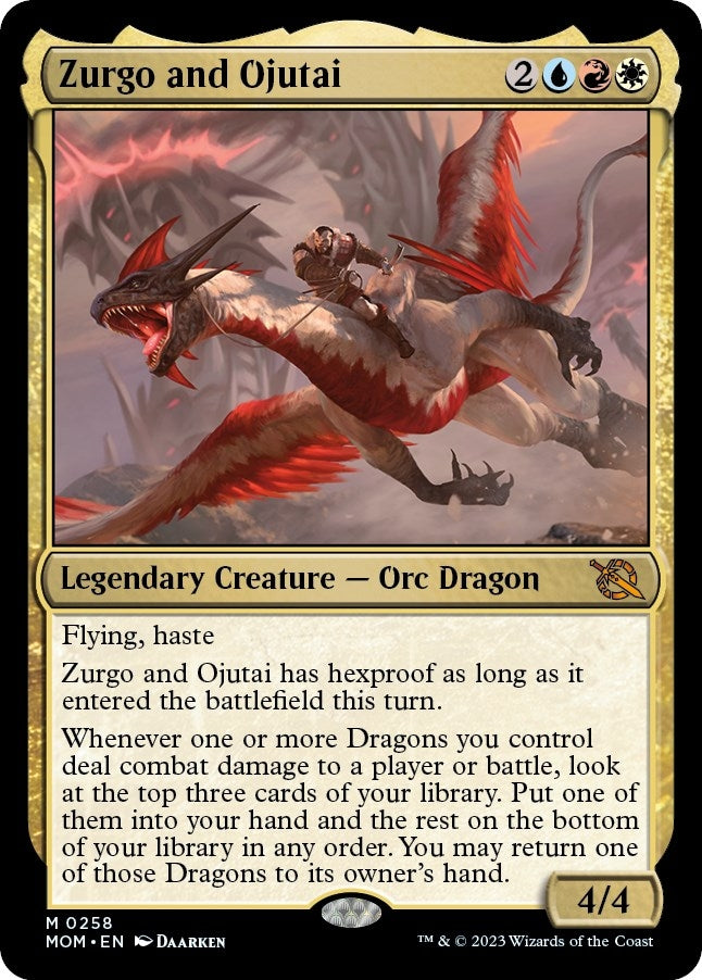 Image for Zurgo and Ojutai (258) (March of the Machine) - Magic: The Gathering