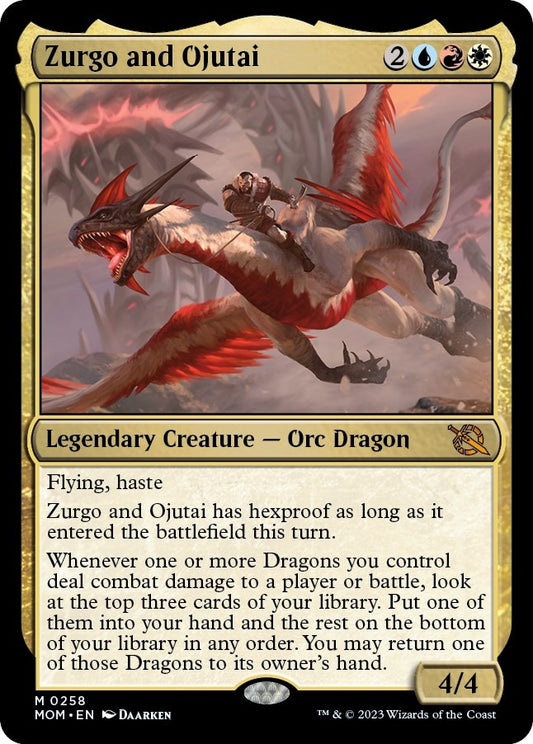 Image for Zurgo and Ojutai (258) (March of the Machine) - Magic: The Gathering