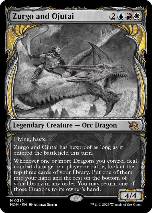 Image for Zurgo and Ojutai (Showcase) (319) (March of the Machine) - Magic: The Gathering