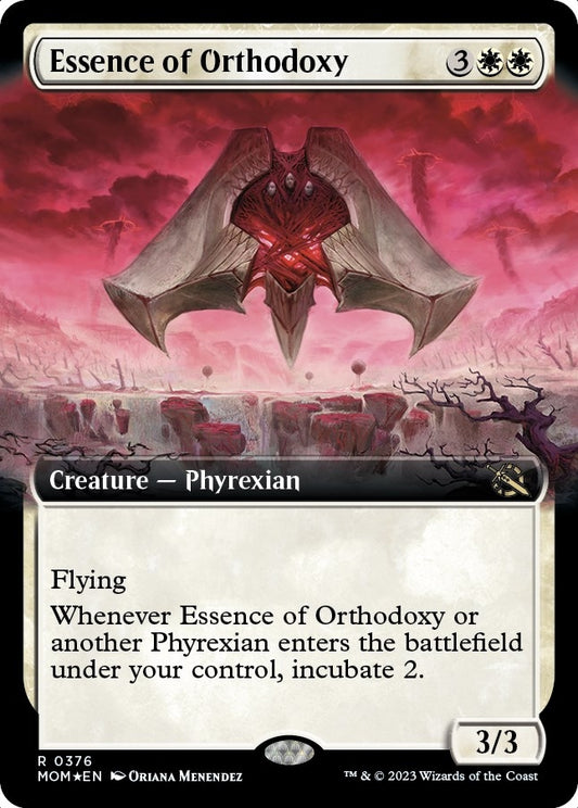 Image for Essence of Orthodoxy (Extended Art) (376) (March of the Machine) - Magic: The Gathering