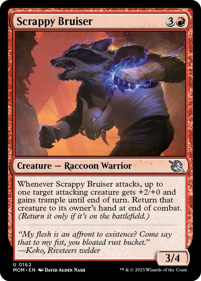 Image for Scrappy Bruiser (162) (March of the Machine) - Magic: The Gathering