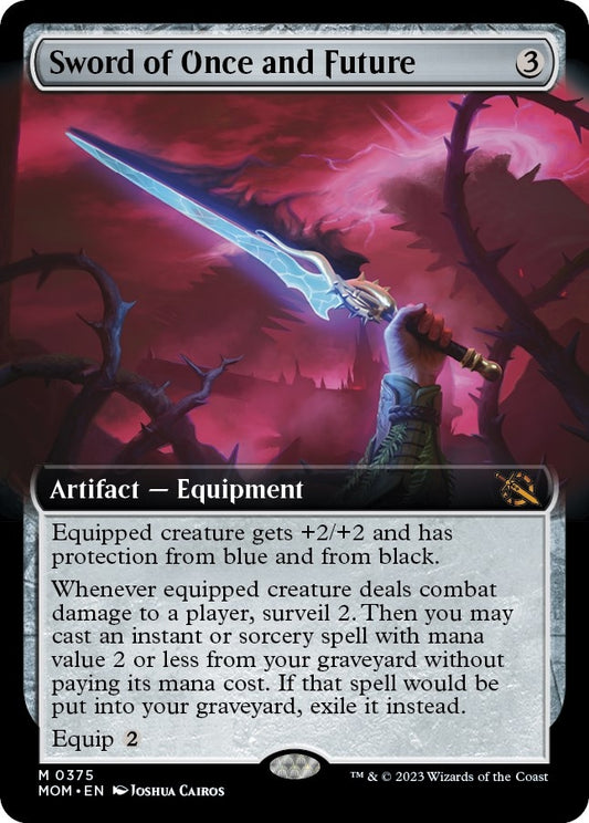 Image for Sword of Once and Future (Extended Art) (375) (March of the Machine) - Magic: The Gathering