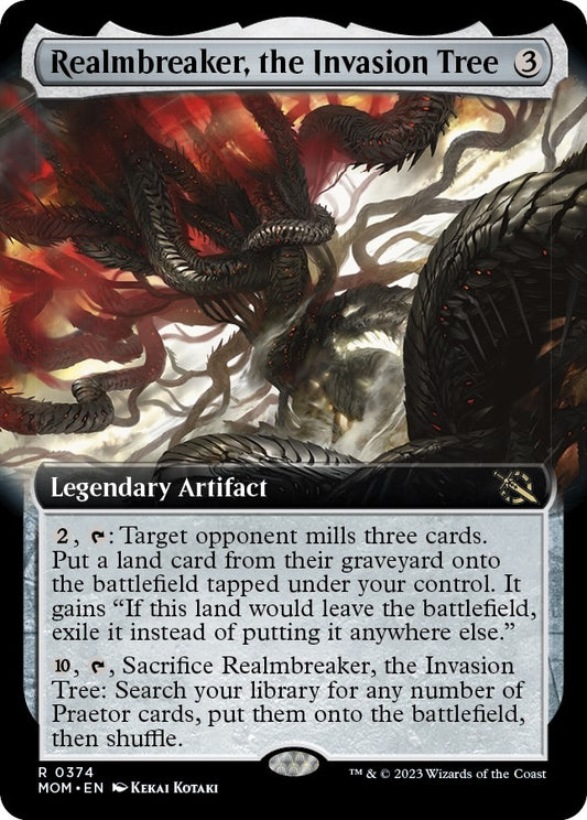 Image for Realmbreaker, the Invasion Tree (Extended Art) (374) (March of the Machine) - Magic: The Gathering