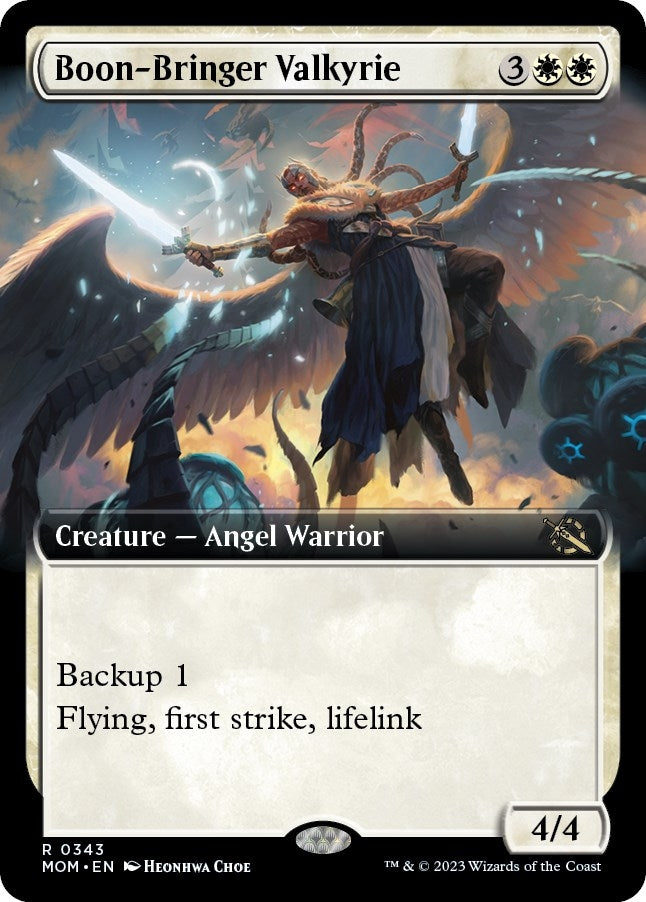 Boon-Bringer Valkyrie (Extended Art) (343) (March of the Machine)