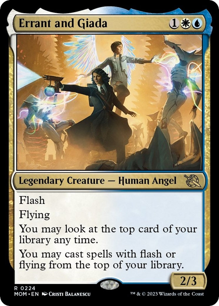 Image for Errant and Giada (224) (March of the Machine) - Magic: The Gathering