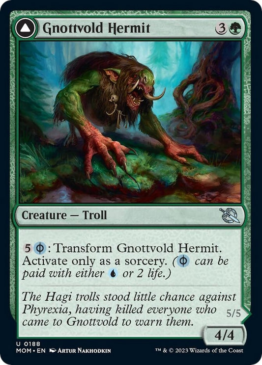 Image for Gnottvold Hermit (188) (March of the Machine) - Magic: The Gathering