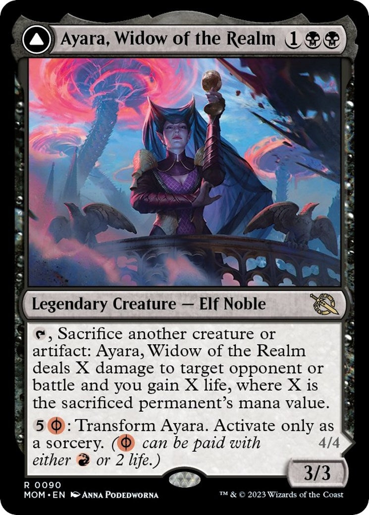 Ayara, Widow of the Realm (90) (March of the Machine)