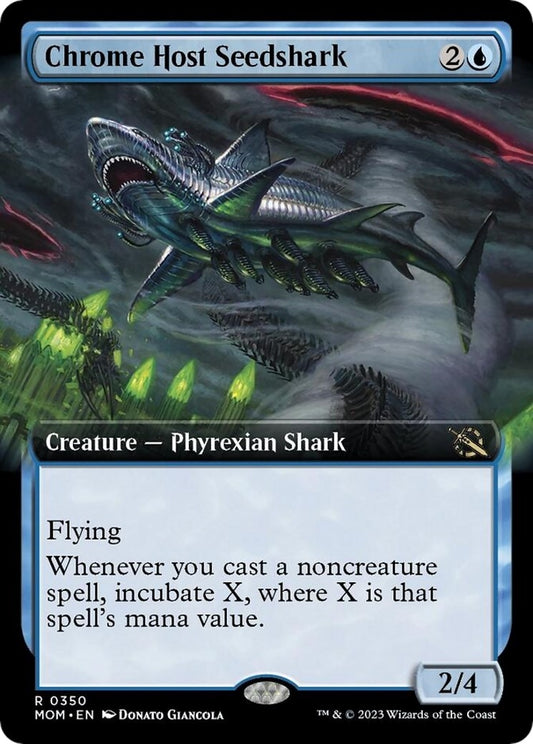 Chrome Host Seedshark (Extended Art) (350) (March of the Machine)