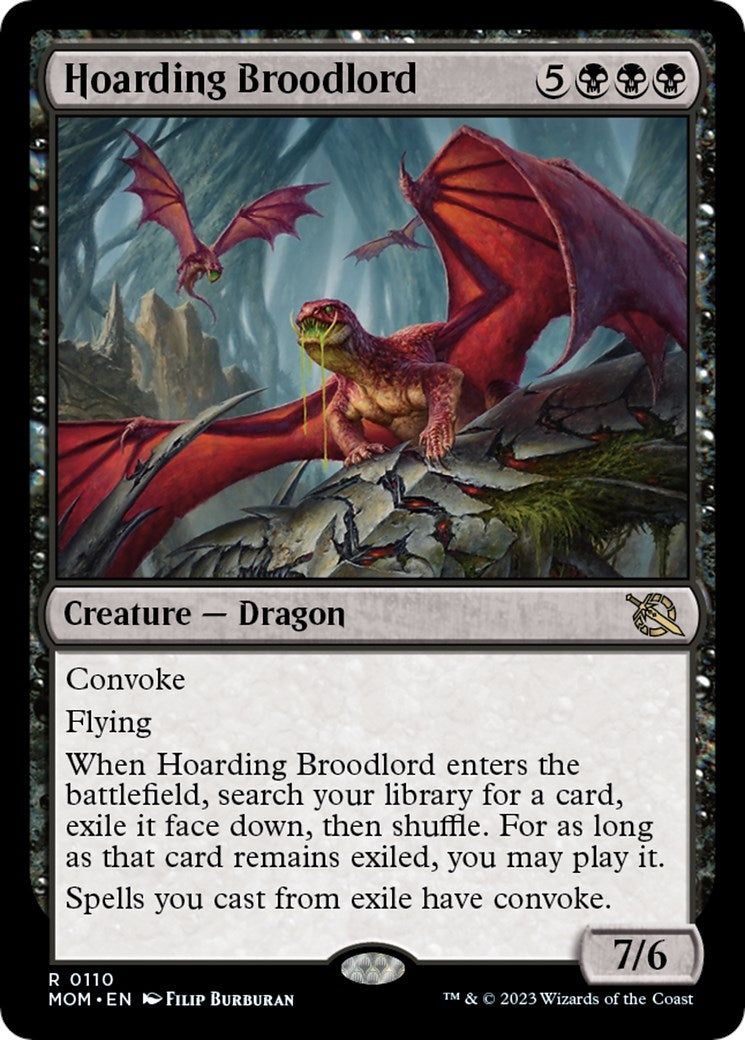 Image for Hoarding Broodlord (110) (March of the Machine) - Magic: The Gathering