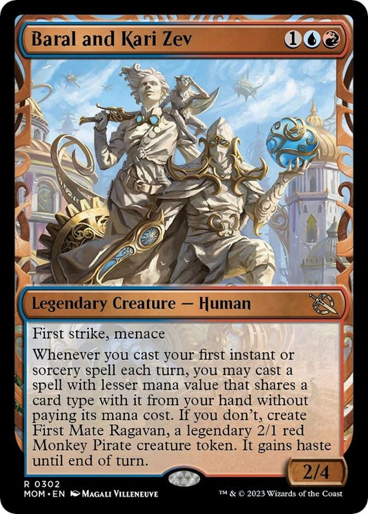 Baral and Kari Zev (Showcase) (302) (March of the Machine)