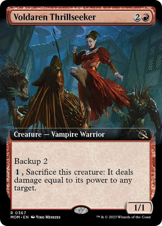 Image for Voldaren Thrillseeker (Extended Art) (367) (March of the Machine) - Magic: The Gathering