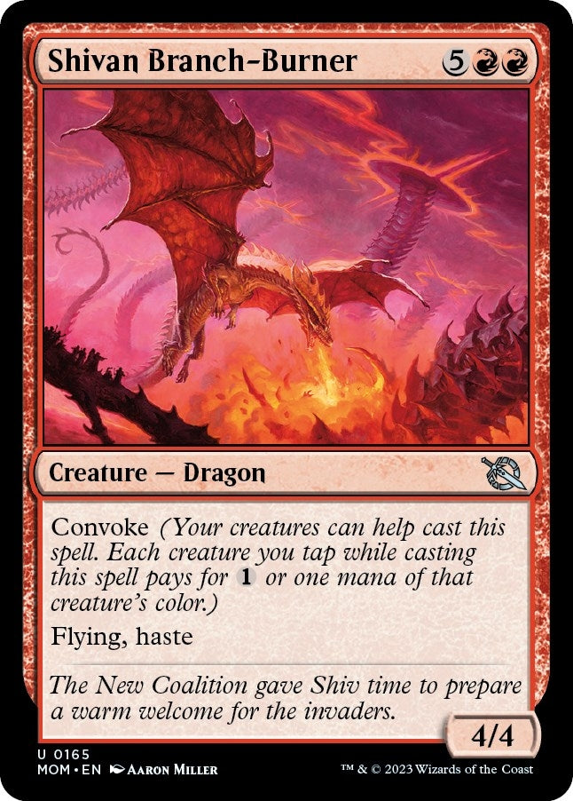 Image for Shivan Branch-Burner (165) (March of the Machine) - Magic: The Gathering