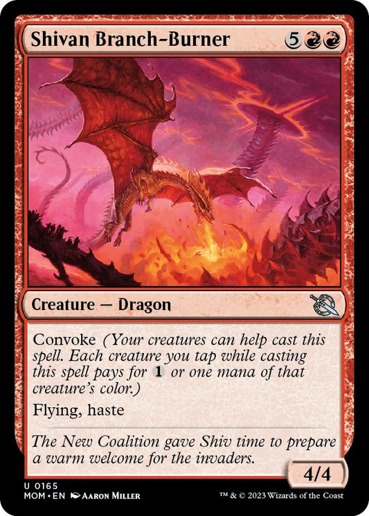Image for Shivan Branch-Burner (165) (March of the Machine) - Magic: The Gathering