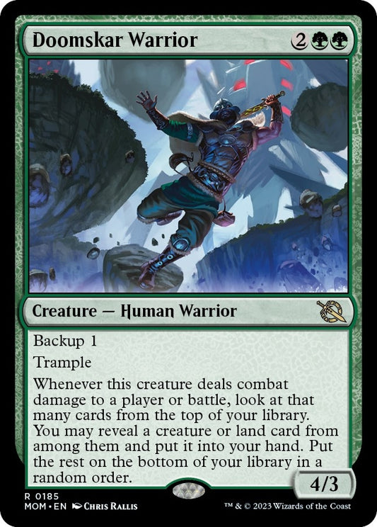 Image for Doomskar Warrior (185) (March of the Machine) - Magic: The Gathering