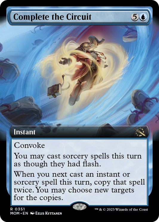 Image for Complete the Circuit (Extended Art) (351) (March of the Machine) - Magic: The Gathering