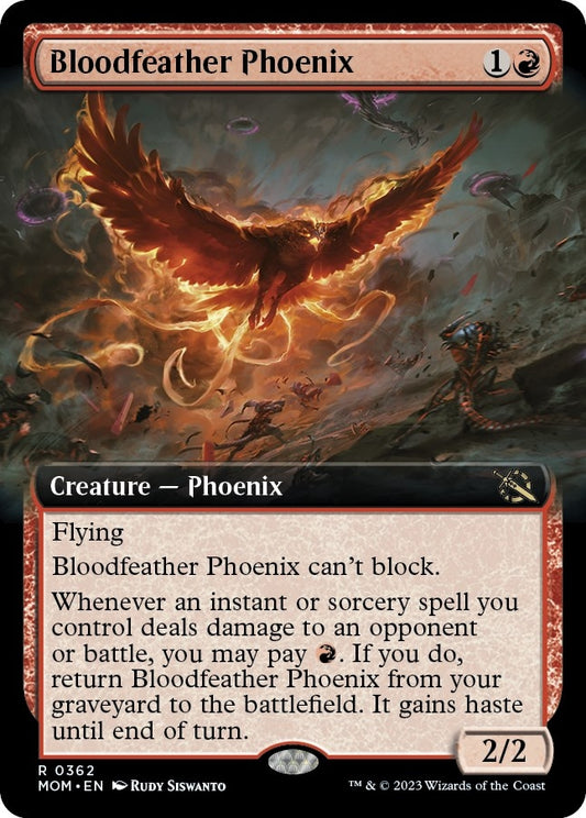 Bloodfeather Phoenix (Extended Art) (362) (March of the Machine)