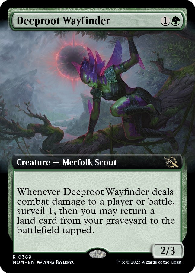 Deeproot Wayfinder (Extended Art) (369) (March of the Machine)