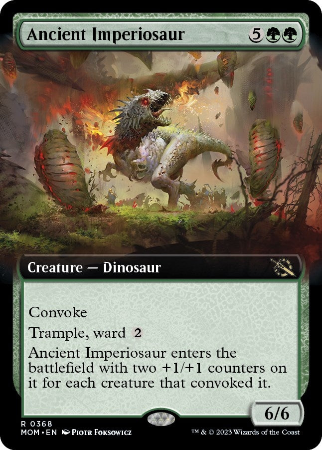 Ancient Imperiosaur (Extended Art) (368) (March of the Machine)