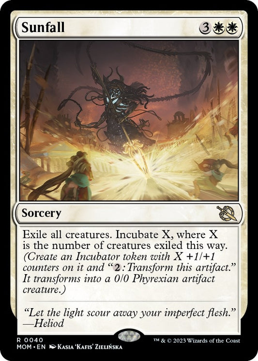 Image for Sunfall (40) (March of the Machine) - Magic: The Gathering