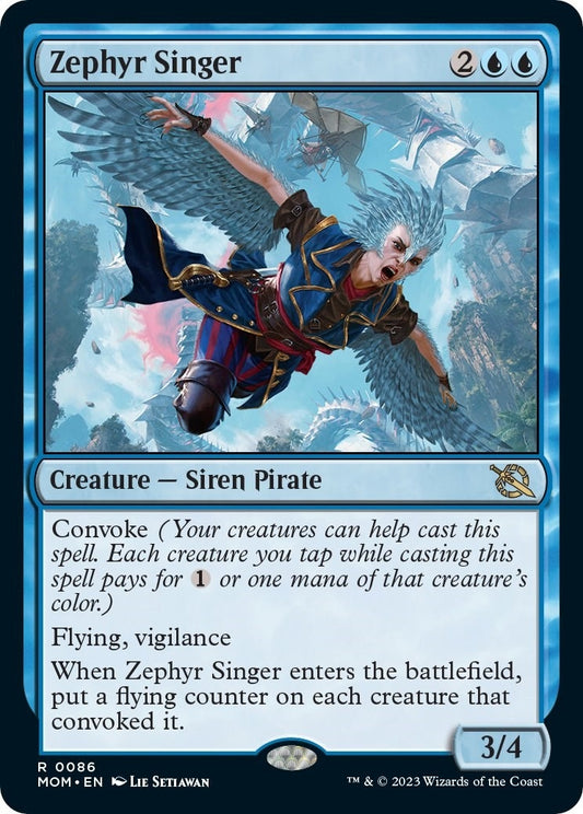 Image for Zephyr Singer (86) (March of the Machine) - Magic: The Gathering