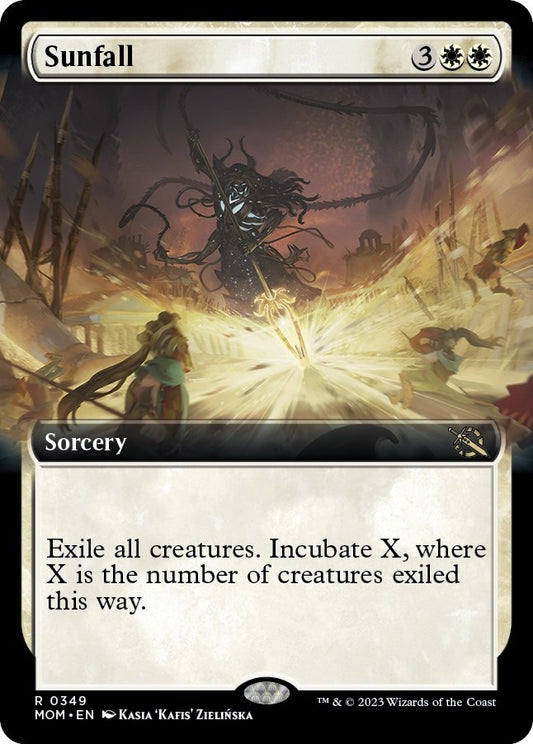Image for Sunfall (Extended Art) (349) (March of the Machine) - Magic: The Gathering