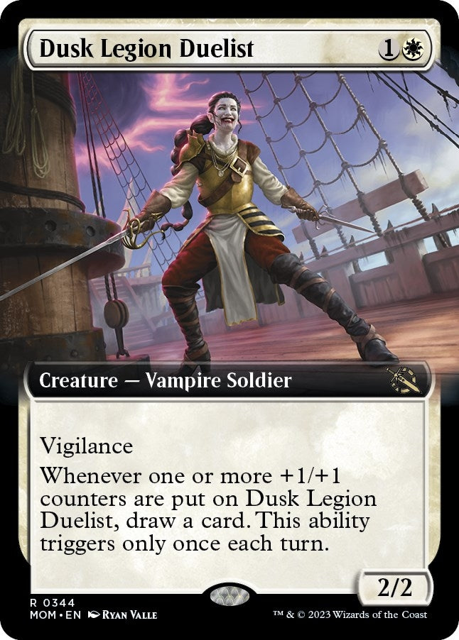 Dusk Legion Duelist (Extended Art) (344) (March of the Machine)