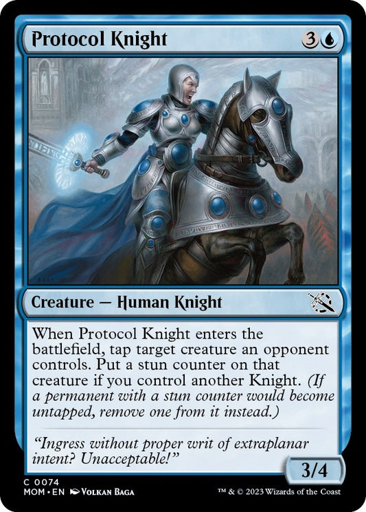 Image for Protocol Knight (74) (March of the Machine) - Magic: The Gathering