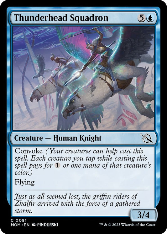 Image for Thunderhead Squadron (81) (March of the Machine) - Magic: The Gathering