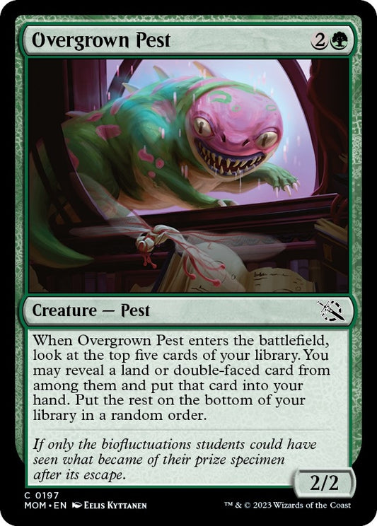 Image for Overgrown Pest (197) (March of the Machine) - Magic: The Gathering