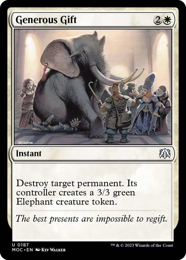 Generous Gift (187) (March of the Machine)