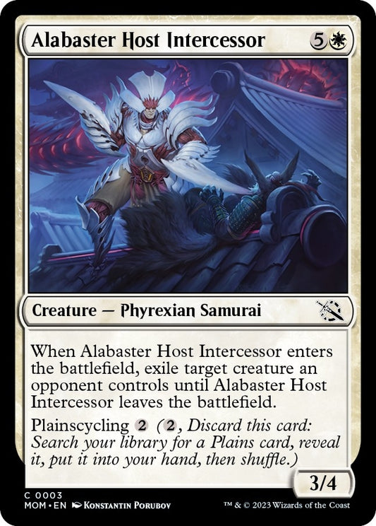 Image for Alabaster Host Intercessor (3) (March of the Machine) - Magic: The Gathering