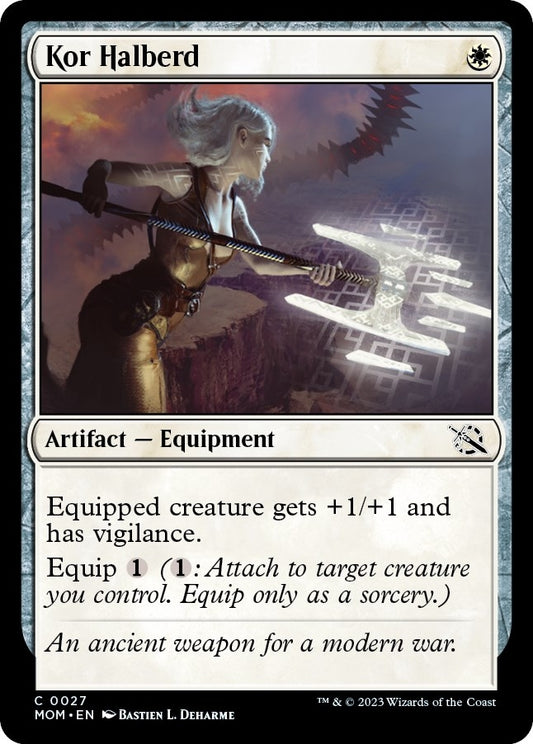 Image for Kor Halberd (27) (March of the Machine) - Magic: The Gathering
