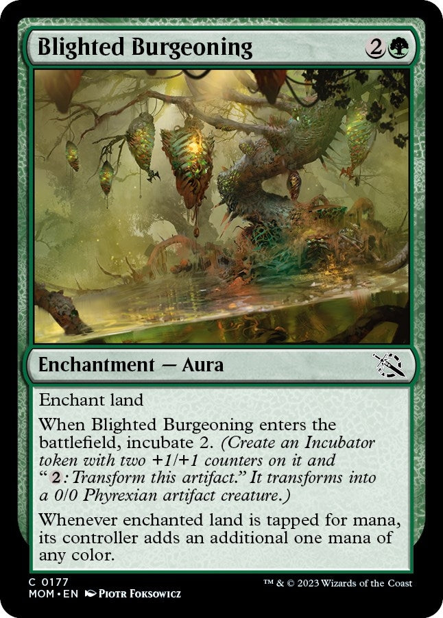 Image for Blighted Burgeoning (177) (March of the Machine) - Magic: The Gathering