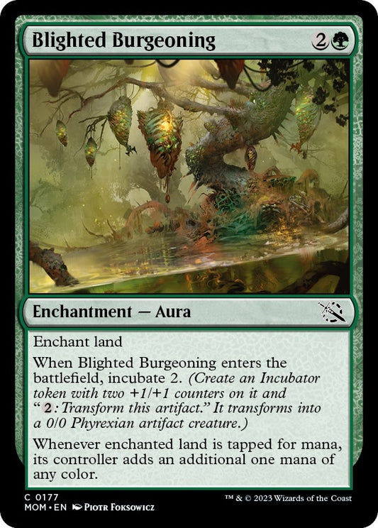 Image for Blighted Burgeoning (177) (March of the Machine) - Magic: The Gathering