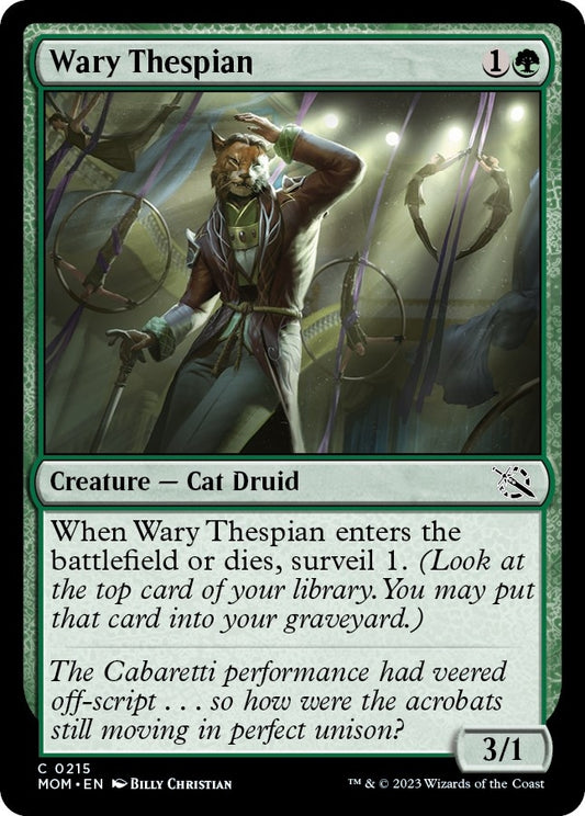 Image for Wary Thespian (215) (March of the Machine) - Magic: The Gathering