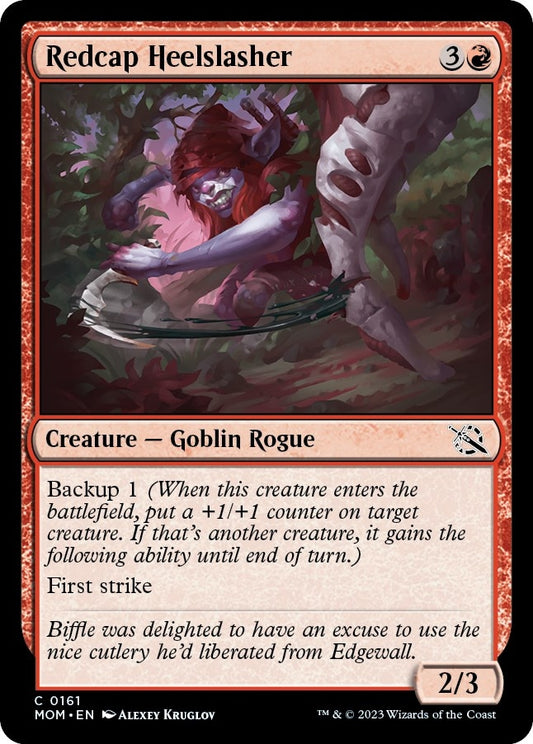 Image for Redcap Heelslasher (161) (March of the Machine) - Magic: The Gathering