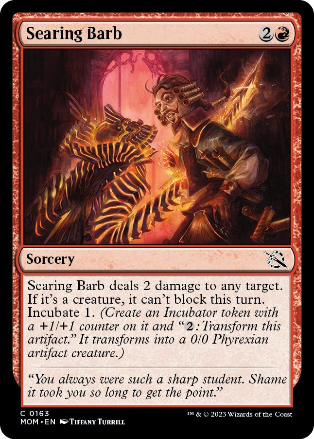 Image for Searing Barb (163) (March of the Machine) - Magic: The Gathering