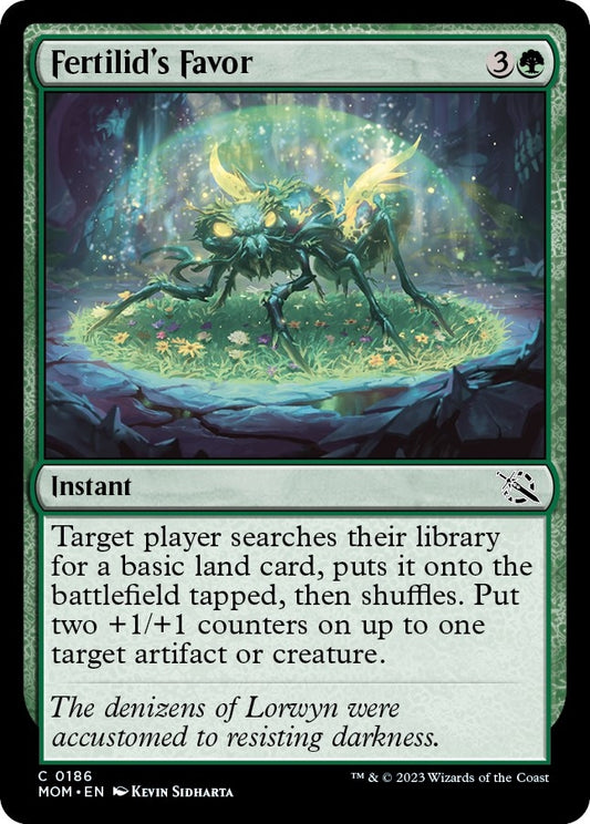 Image for Fertilid's Favor (186) (March of the Machine) - Magic: The Gathering