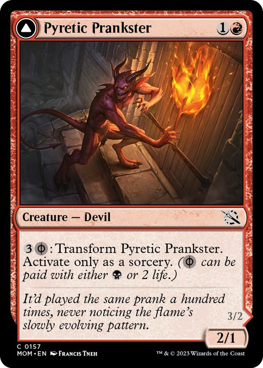 Image for Pyretic Prankster (157) (March of the Machine) - Magic: The Gathering